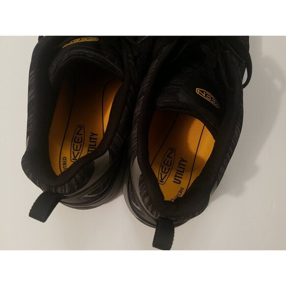 Keen Utility Sparta Aluminum Toe EH Black & Grey Flannel Work Shoes 14D ASTM - Picture 8 of 12
